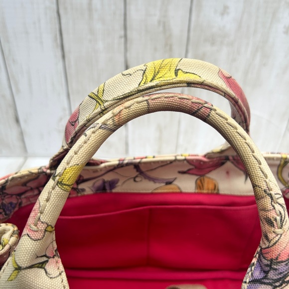 PRADA CANAPA FAIRY JAMES JEAN 2 Way Convertible Tote Art: 1BG439 #100 - Picture 14 of 14